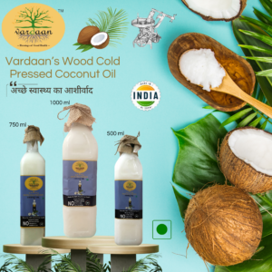 Wood Cold Pressed Coconut Oil <750ml- Glass Bottle>