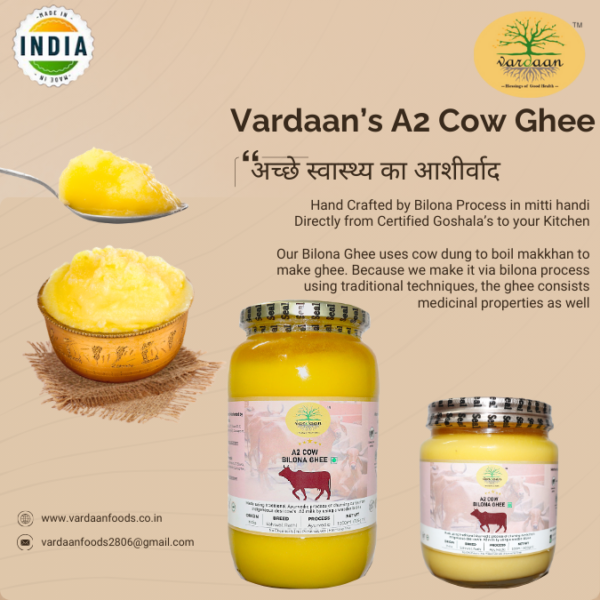 A2 Cow Ghee (Bilona Process) <500ml-Glass Bottle> - Image 2