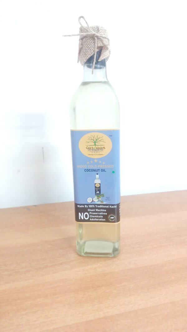 Wood Cold Pressed Coconut Oil <750ml- Glass Bottle> - Image 6