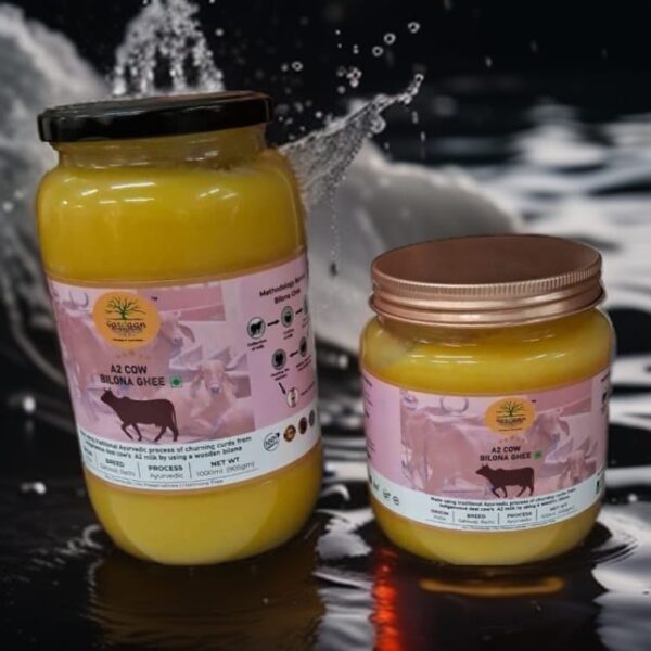 A2 Cow Ghee (Bilona Process) <500ml-Glass Bottle> - Image 3